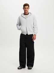 Cotton On Grey Zip Up Hoodie - Image 5 of 6