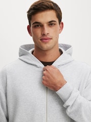 Cotton On Grey Zip Up Hoodie - Image 6 of 6