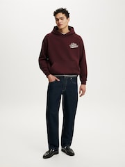 Cotton On Red Box Fit Graphic Hoodie - Image 3 of 4