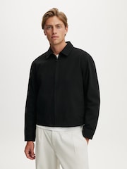 Cotton On Black Harrington Jacket - Image 1 of 4