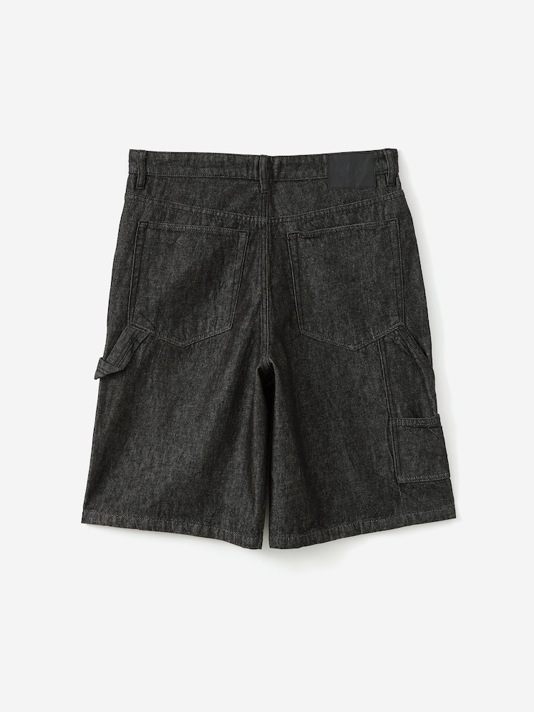 Cotton On Black Super Baggy Jort Shorts - Image 2 of 4 Cotton On Black Super Baggy Jort Shorts - Image 2 of 4
