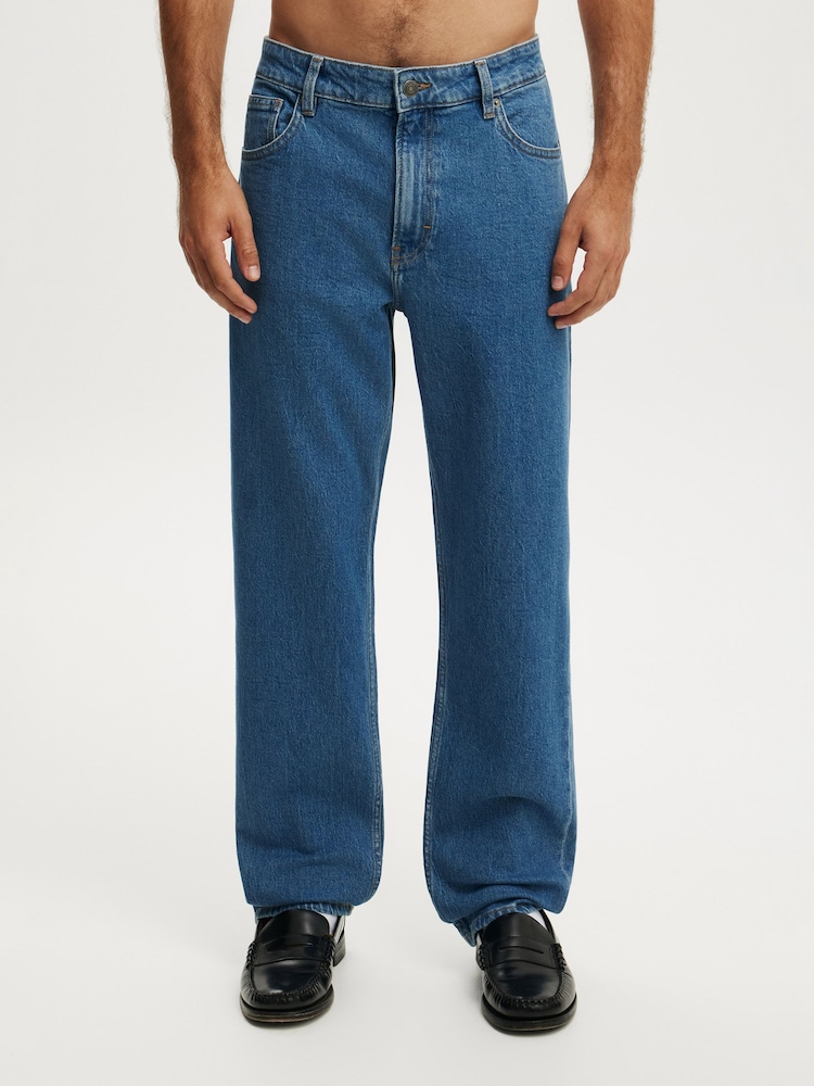 Cotton On Blue Loose Straight Jeans - Image 1 of 6