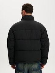Cotton On Jet Black Puffer Jacket - Image 2 of 4