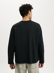 Чорний - Cotton On Regular Fit Long Sleeve T-Shirt - Image 2 of 4