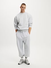 Cotton On Grey Box Fit Crew Neck Pullover Jumpers - Image 3 of 4