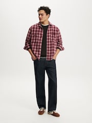 Cotton On Bitter Brown Waffle Cropped Fit Textured Long Sleeve T-Shirt - Image 3 of 4
