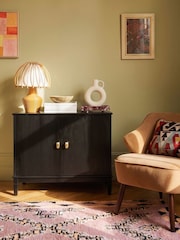 Swoon Black Canonbury Mango Wood 2 Door Sideboard - Image 1 of 11