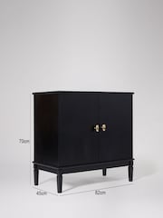 Swoon Black Canonbury Mango Wood 2 Door Sideboard - Image 11 of 11