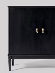 Swoon Black Canonbury Mango Wood 2 Door Sideboard - Image 5 of 11