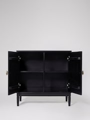 Swoon Black Canonbury Mango Wood 2 Door Sideboard - Image 6 of 11