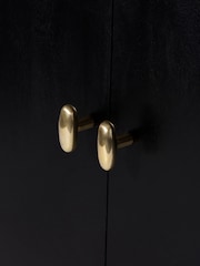 Swoon Black Canonbury Mango Wood 2 Door Sideboard - Image 8 of 11