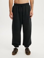 Cotton On Black Super Baggy Cuffed Track Joggers - Image 1 of 5