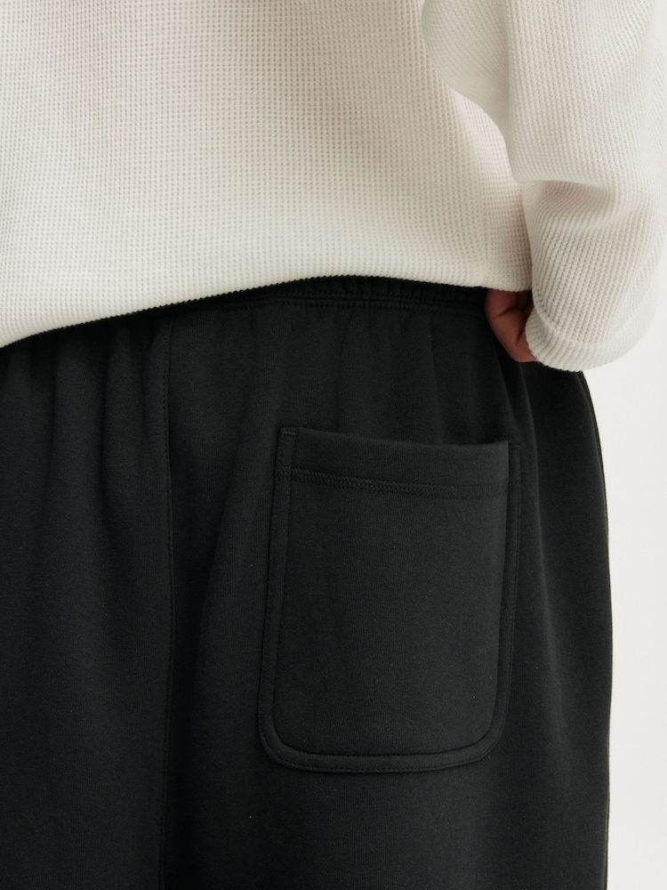 Cotton On Black Super Baggy Cuffed Track Joggers - Image 5 of 5 Cotton On Black Super Baggy Cuffed Track Joggers - Image 5 of 5