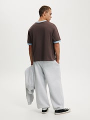 Cotton On Grey Super Baggy Cuffed Track Joggers - Image 4 of 5