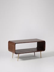 Swoon Mid Brown Harring Acacia Wood Media Unit - Image 4 of 7