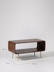 Swoon Mid Brown Harring Acacia Wood Media Unit - Image 7 of 7