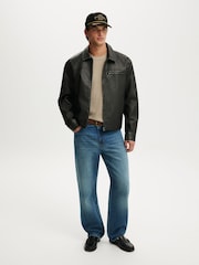 Cotton On Hazelnut Waffle Cropped Fit Textured Long Sleeve T-Shirt - Image 3 of 4