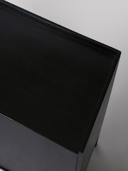 Swoon Black Newham Mango Wood 2 Door Sideboard - Image 5 of 10