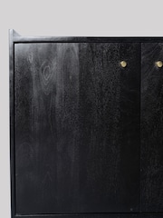 Swoon Black Newham Mango Wood 2 Door Sideboard - Image 6 of 10