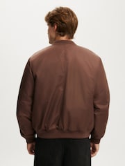 Cotton On Brown Classic Bomber Jacket - Image 2 of 3