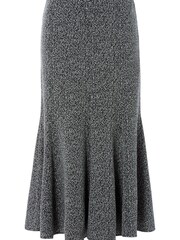 Roman Grey Texture Flared Skirt - Image 3 of 3
