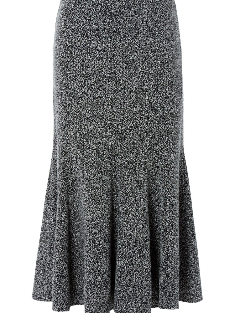 Roman Grey Texture Flared Skirt - Image 3 of 3