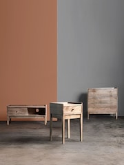 Swoon Light Brown Newham Mango Wood 1 Door Media Unit - Image 8 of 9