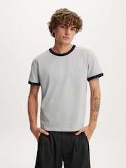 Cotton On Grey Fitted T-Shirt - Image 1 of 4
