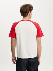 Cotton On White Fitted Graphic T-Shirt - Image 2 of 4