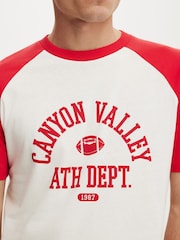 Cotton On White Fitted Graphic T-Shirt - Image 4 of 4