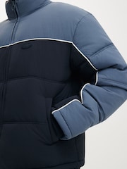 Cotton On Blue Puffer Jacket - Image 4 of 4
