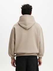 Cotton On Cream Box Fit Graphic Hoodie - Image 2 of 4