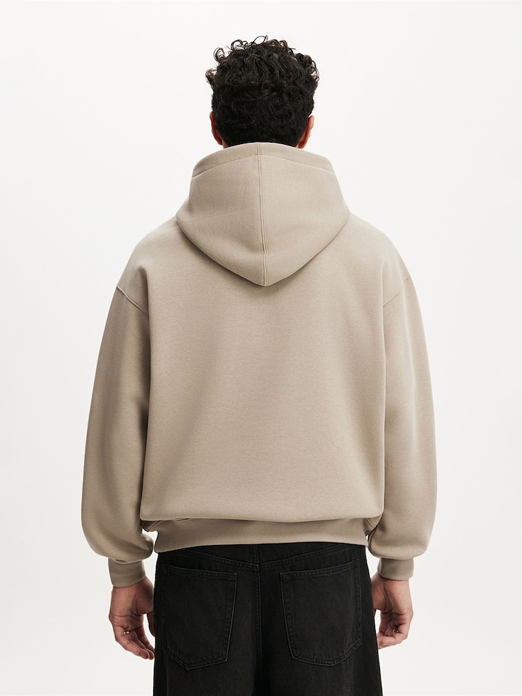 Cotton On Cream Box Fit Graphic Hoodie - Image 2 of 4 Cotton On Cream Box Fit Graphic Hoodie - Image 2 of 4