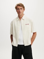 Cotton On Cream Ventura Short Sleeve Shirt - Image 1 of 4