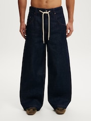 Cotton On Blue Y2K Super Baggy Jeans - Image 1 of 6