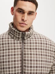 Cotton On Chocolate Brown Puffer Jacket - Image 4 of 4