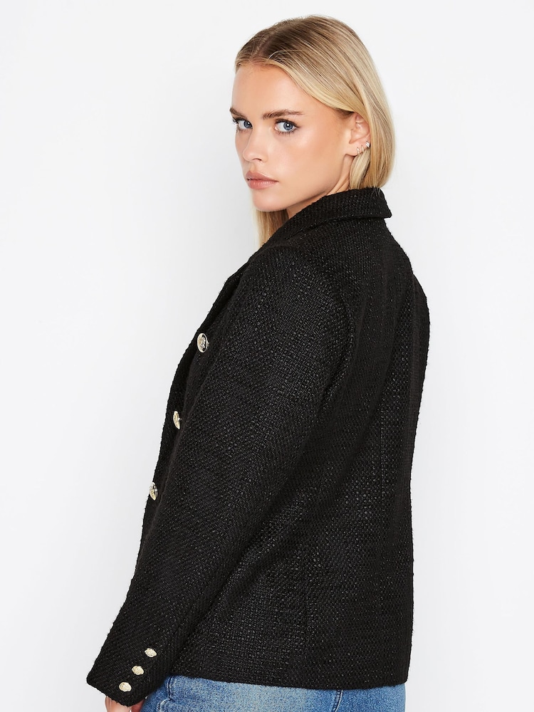 PixieGirl Petite Black Boucle Blazer - Image 2 of 4