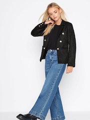 PixieGirl Petite Black Boucle Blazer - Image 3 of 4