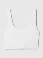 Gap White Seamless Ribbed Bralette - Image 4 of 4