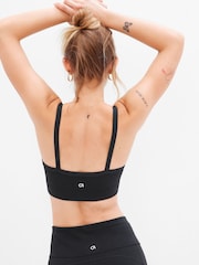 Gap Black Fit Power Tank Sports Bra - Image 2 of 2