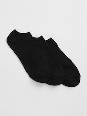 Gap Black Adults 3 Pack Basic Trainer Socks - Image 1 of 1