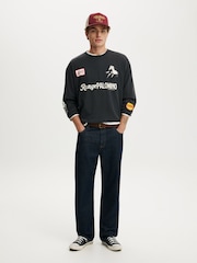 Cotton On Black Regular Fit Graphic Long Sleeve T-Shirt - Image 3 of 4