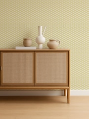Scion Buttercup Pomona Scallop Frill A4 Wallpaper Sample - Image 2 of 2