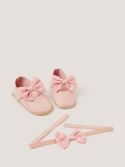 Monsoon baby corsage laarsjes & hoofdband set - Afbeelding 2 van 2
