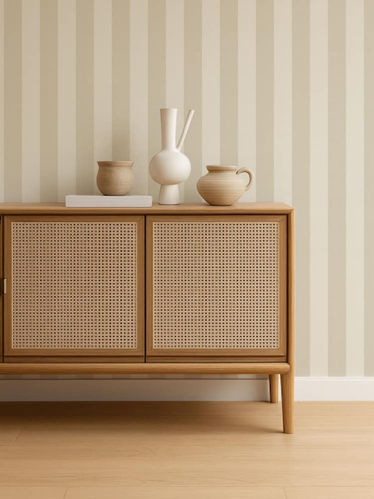 Scion Pebble Pomona Central Stripe A4 Wallpaper Sample - Image 2 of 2