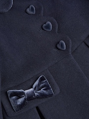Monsoon Blue Scallop Collar Coat - Image 3 of 3