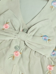 Monsoon Green Baby Luna Emb Thea Dress - Image 4 of 4