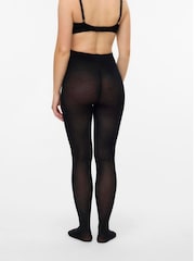 Mamalicious Black Maternity 200 Denier Tights 2 Pack - Image 4 of 6