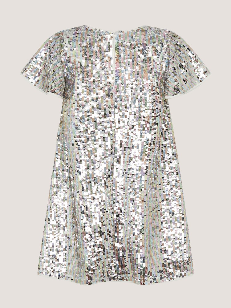 monsoon rainbow sequin dress Rainbow Sequin Shift Dress Black