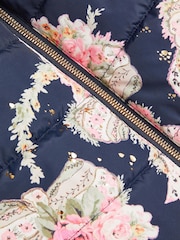 Monsoon Aurora Floral Print Puffer Coat - Larawan 2 ng 2
